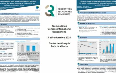 2 Posters scientifiques présentés au congrès 3R 2024 à Paris